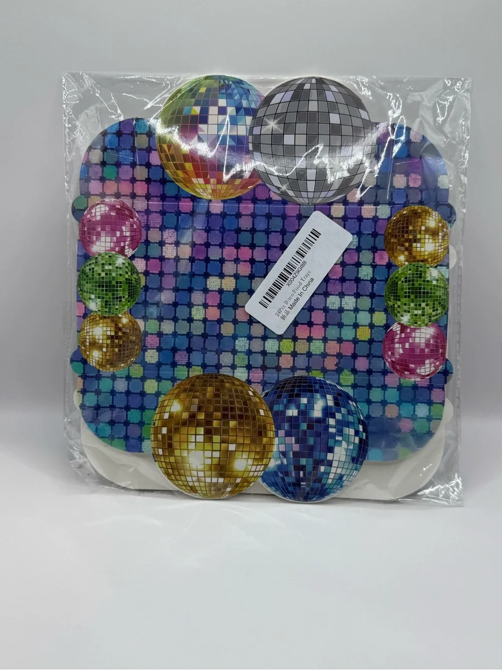 Disco Ball Snack Box Party Tray - Multicolor